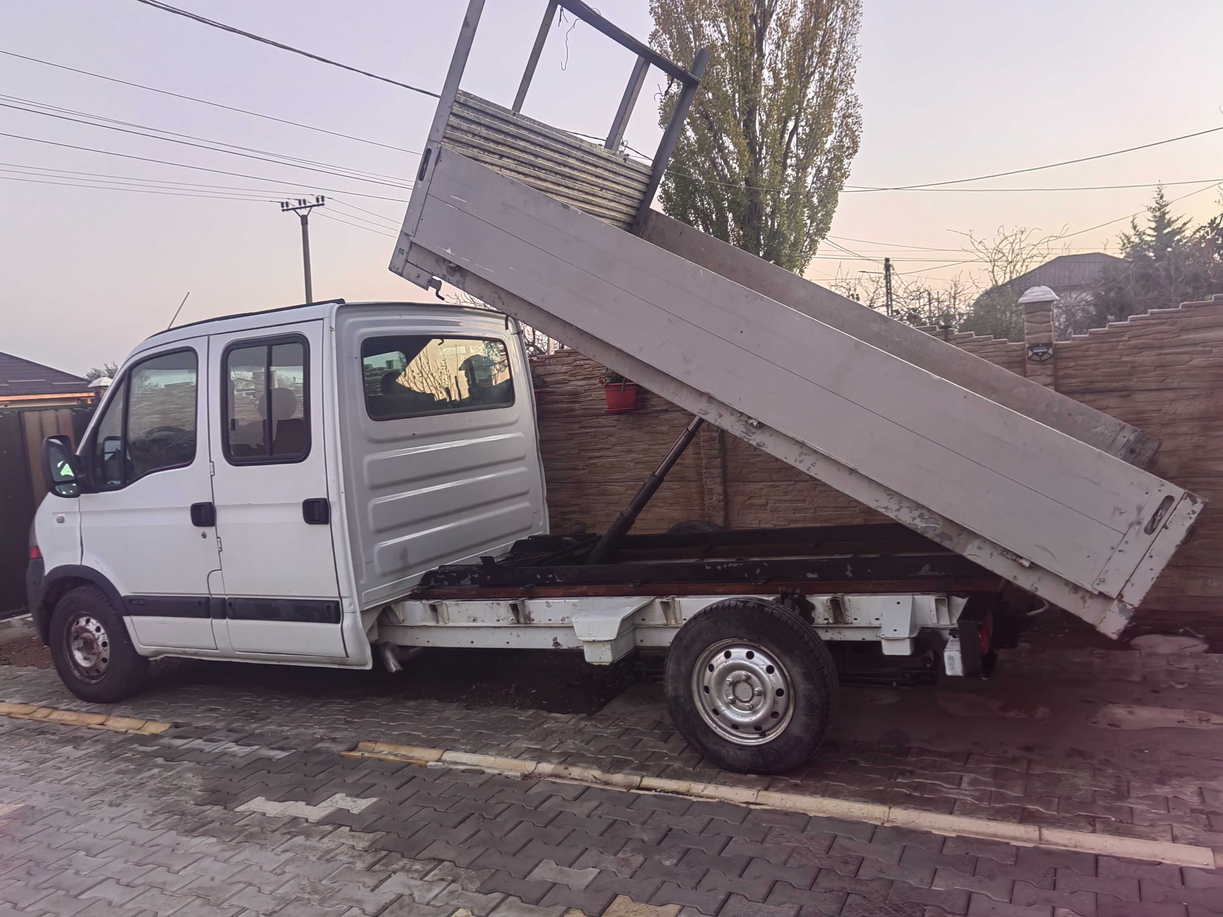 Vand sau schimb renault master 2.5 euro 4 2008 basculabila