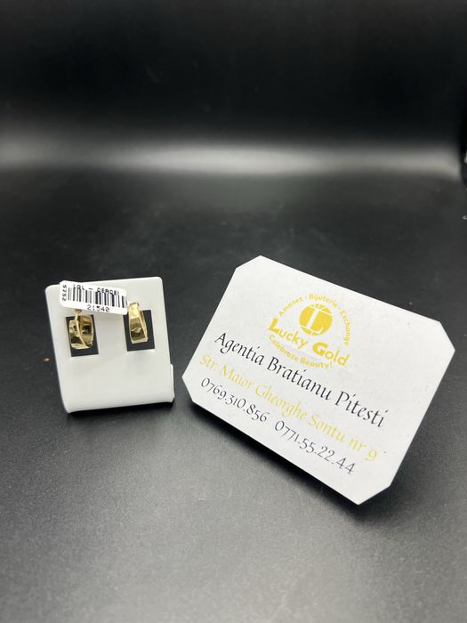 Cercei aur 14k  1,48 gr cod 21540