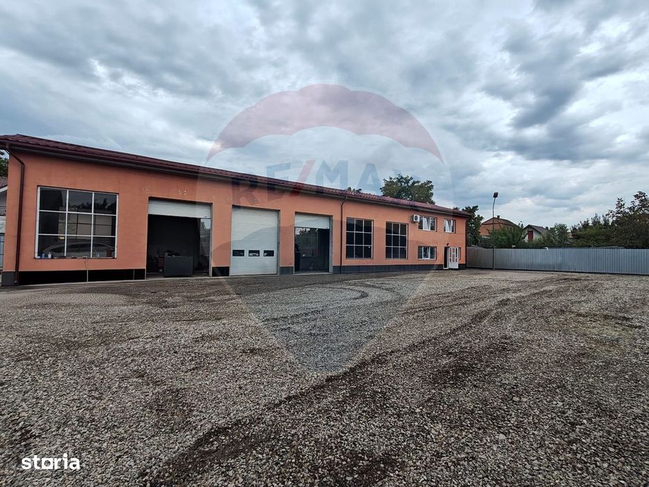 Spațiu industrial 160mp, curte 1400mp, birouri 105mp, de inchiriat
