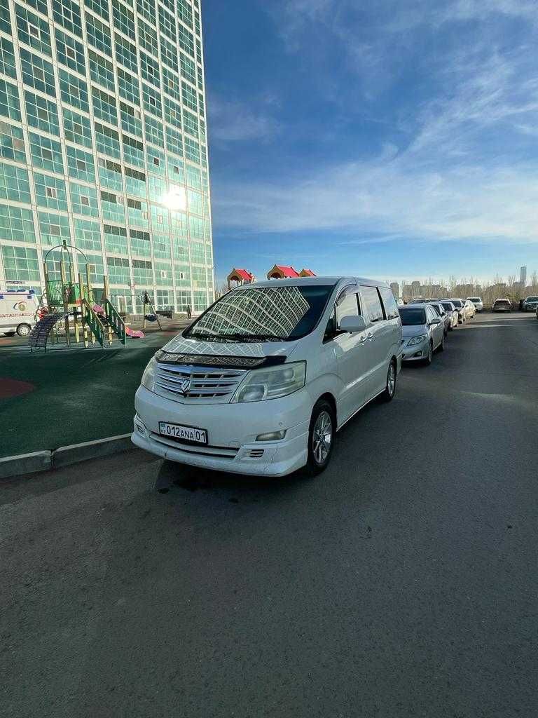Тойота Альфарды (минивены) город/межгород Астана