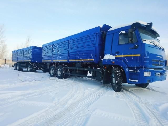 Грузоперевозки камаз с прицепом