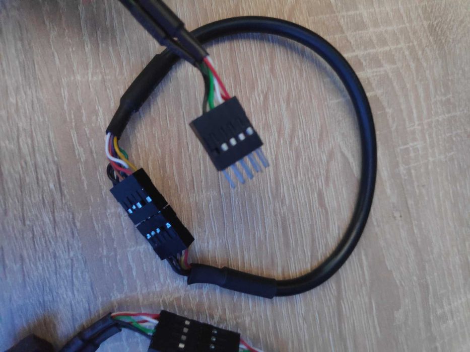 cablu prelungitor 30 cm usb 2, hd audio, 9 pini