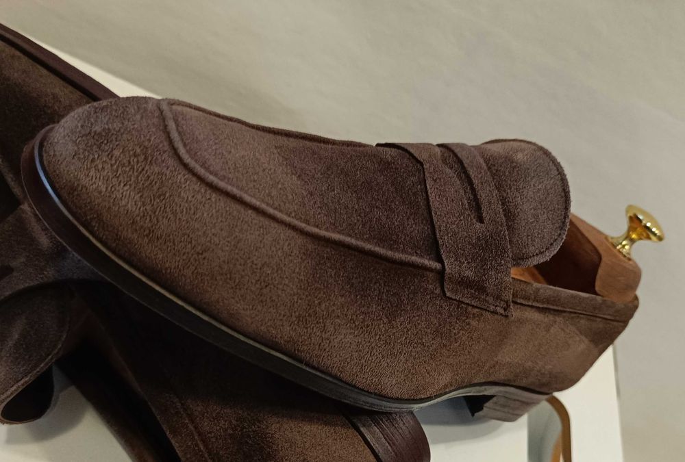 Pantofi loafer penny 40 40.5 de lux Mc Finlay piele naturala moale