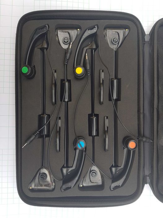 Set 4 Swingeri MKM3 cu Iluminare si Penar Transport FL BLACK EDITION