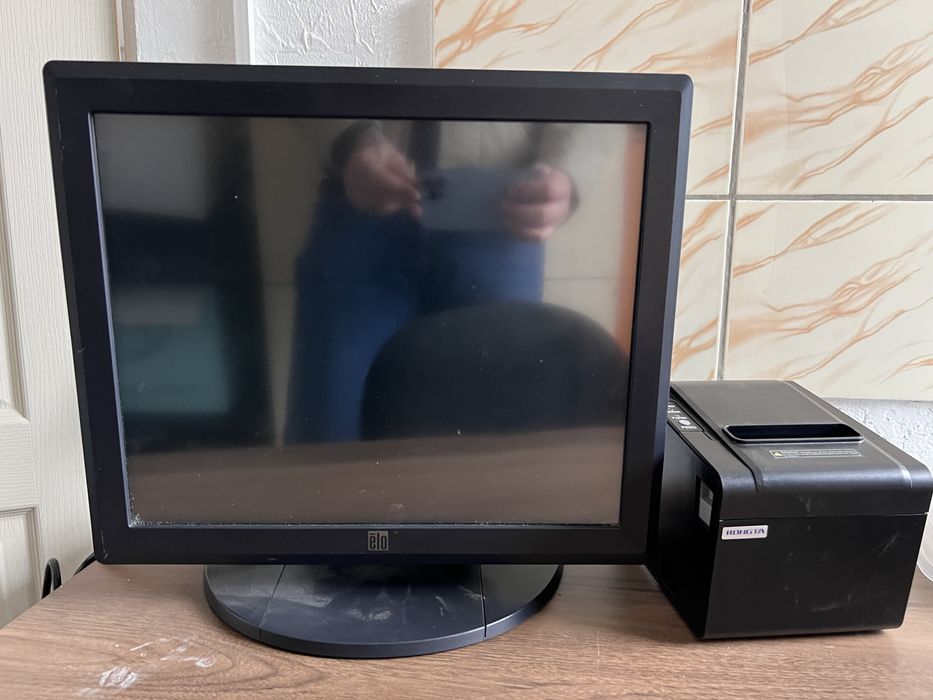 Monitor Touch Pos + imprimanta termica