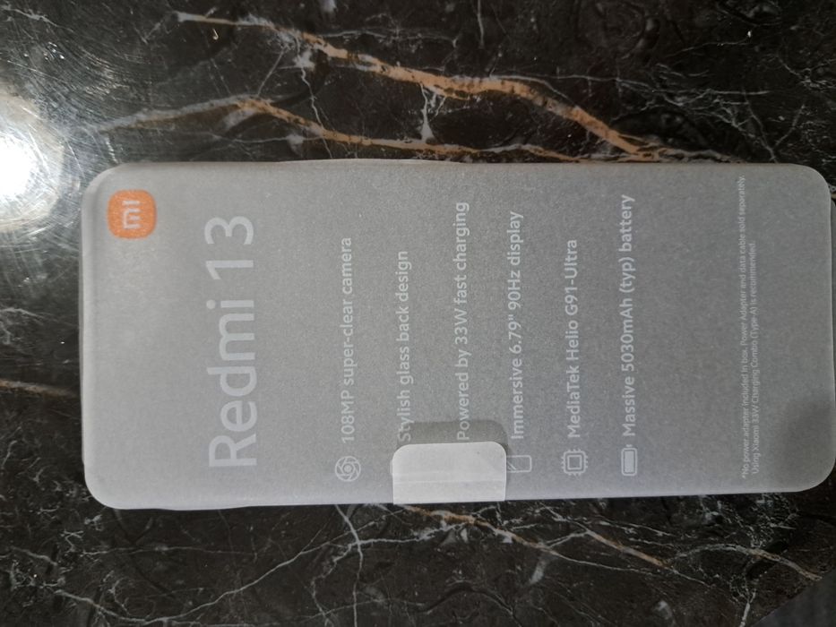 REDMI 13 black 6gb ram