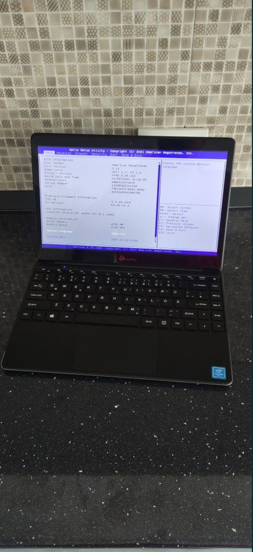 Placa de baza Laptop Linkplus P1 - Intel N4020 / 4Gb Ram