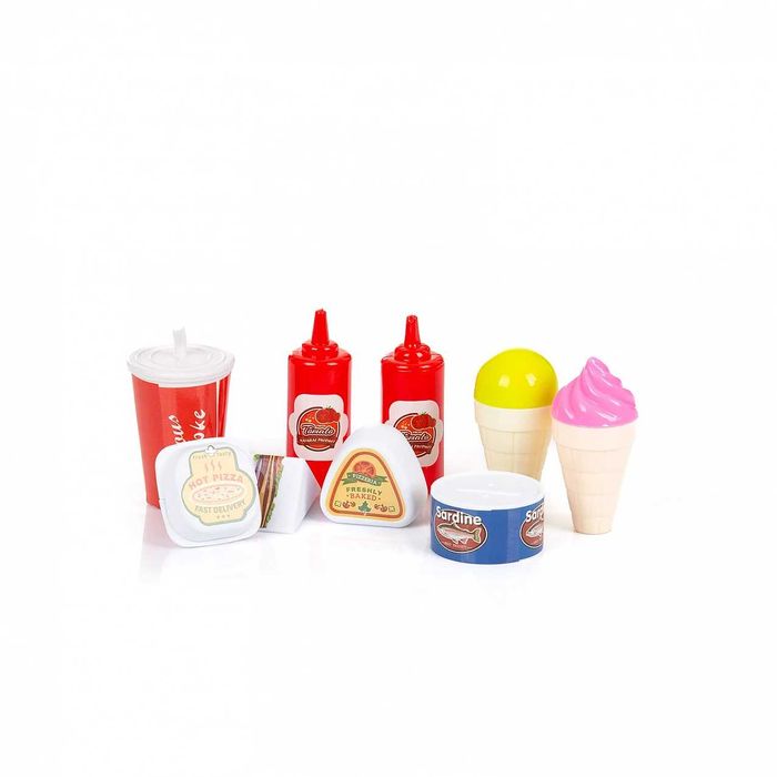 Голяма Детска кухня с пара и течаща вода 99см висока