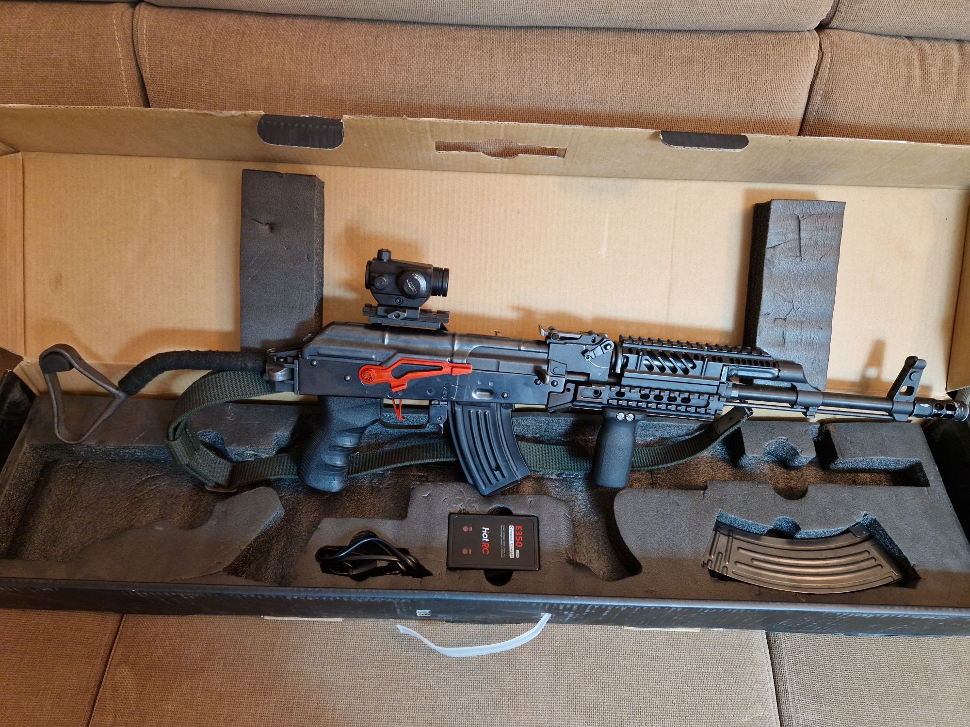 Armă AK 47 airsoft model unicat