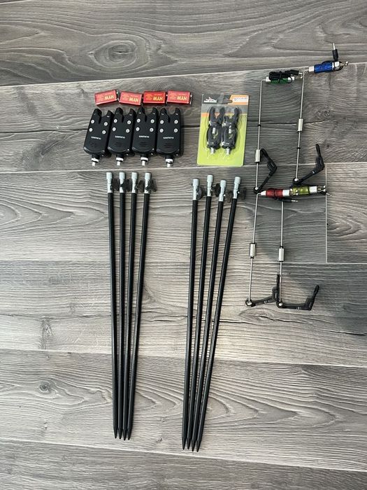 SET 4 Senzori SAIMINO + 4 Swingeri Color + 8 tije + 4 baterii + 4 Cape