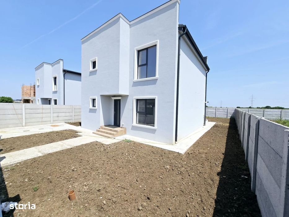 Vila individuala - 5 camere - 3 bai - teren 428mp - pod - beci