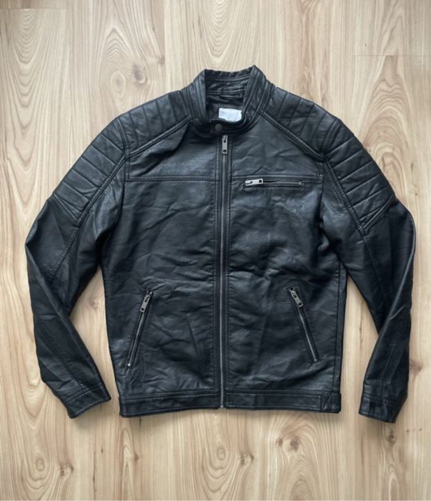 JACK & JONES / мъжко кожено яке L