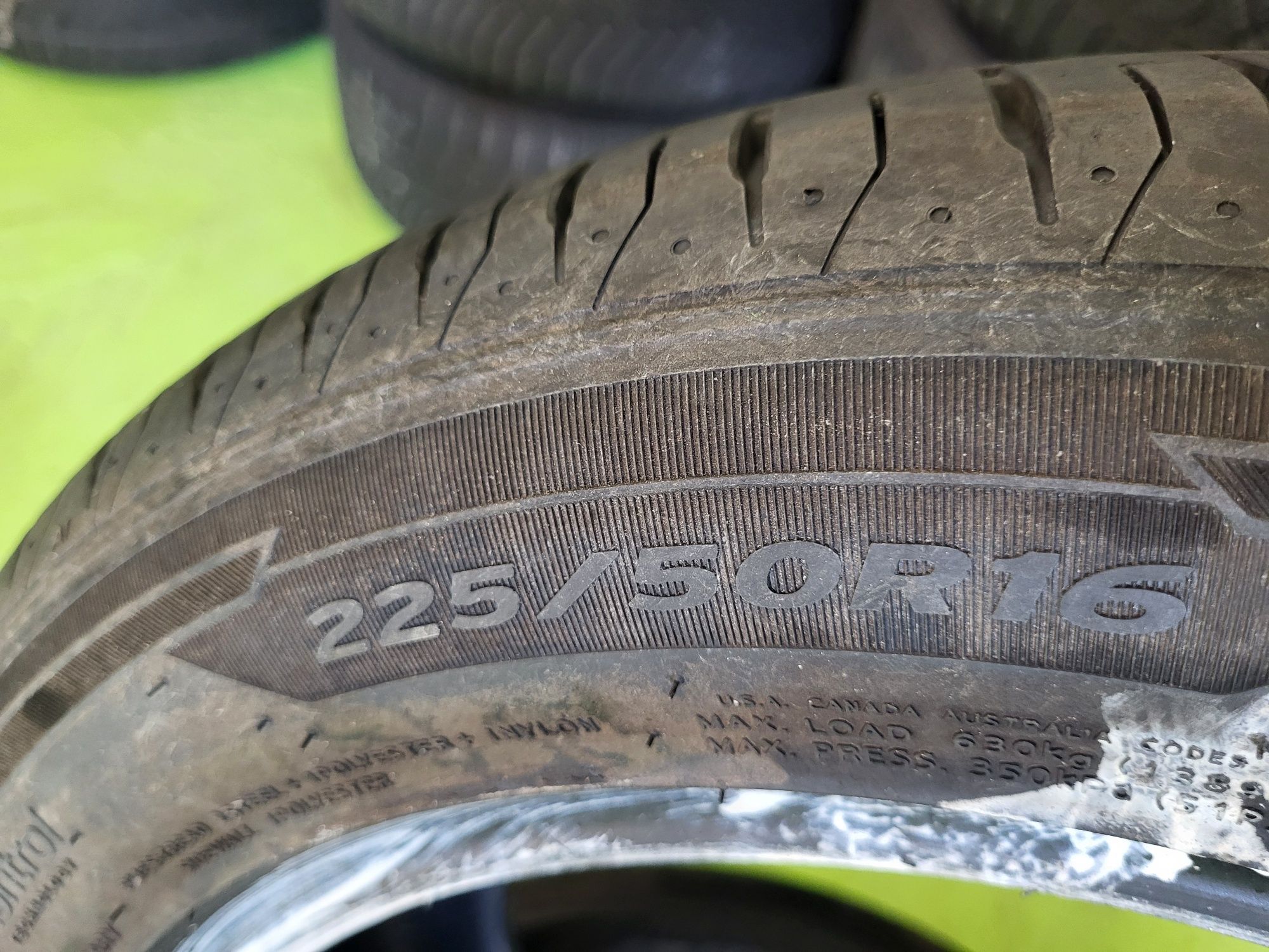 2 бр 225/50/16 Hankook летни гуми