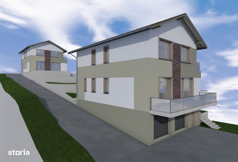 Teren cu autorizatie de construire pentru 2 case individuale – Chint