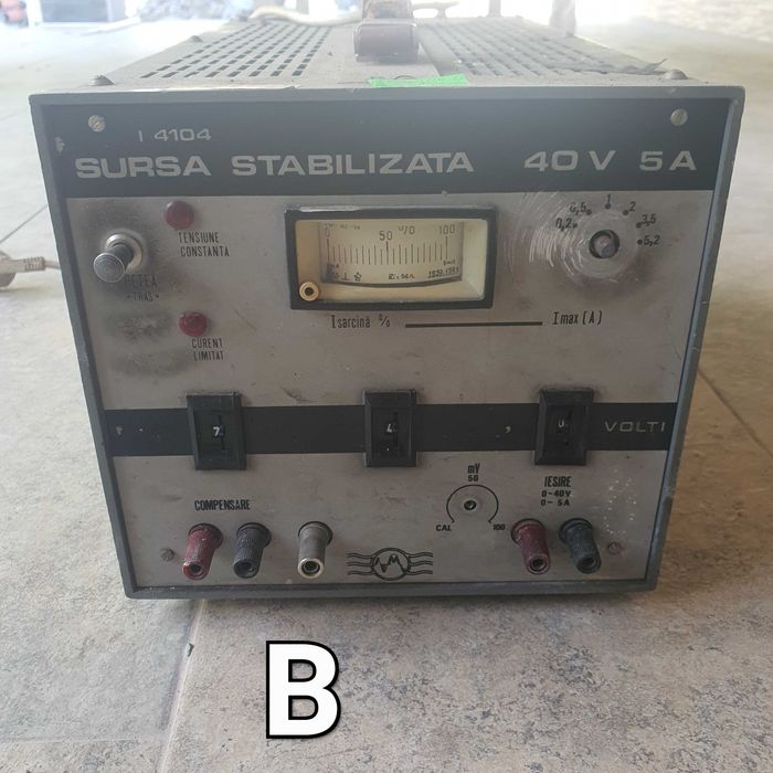 Sursa Stabilizata-Tensiune Reglabila Profesionala pt Laborator 40V-5A