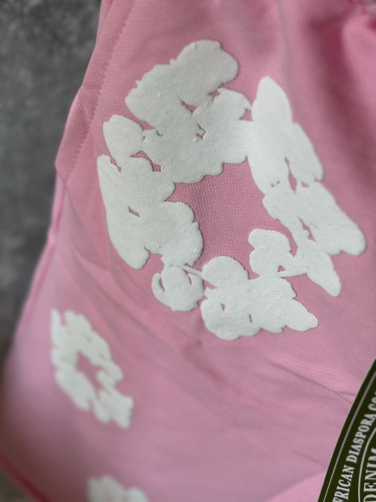 Pantaloni scurti Denim Tears pink sp5der syna amiei trapstar