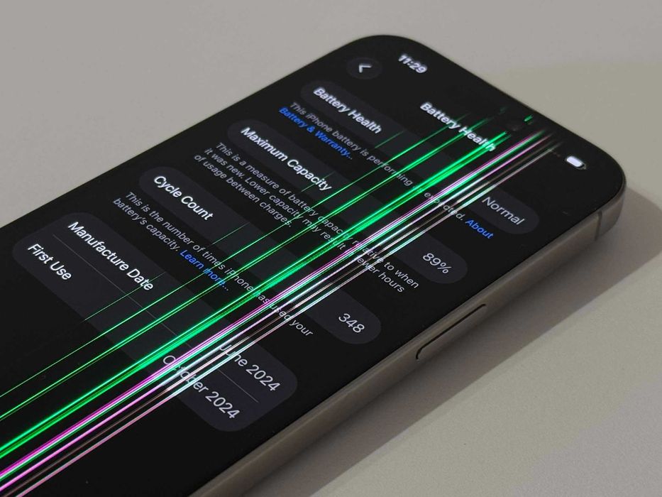 Бартер! iPhone 15 Pro Natural Titanium (Сив) 89%