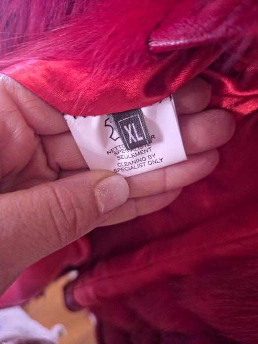 Vesta lunga blana naturala