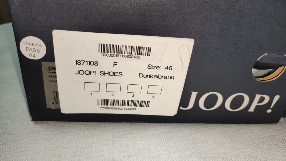 Страхотни мъжки половинки от естествена кожа JOOP ! №46