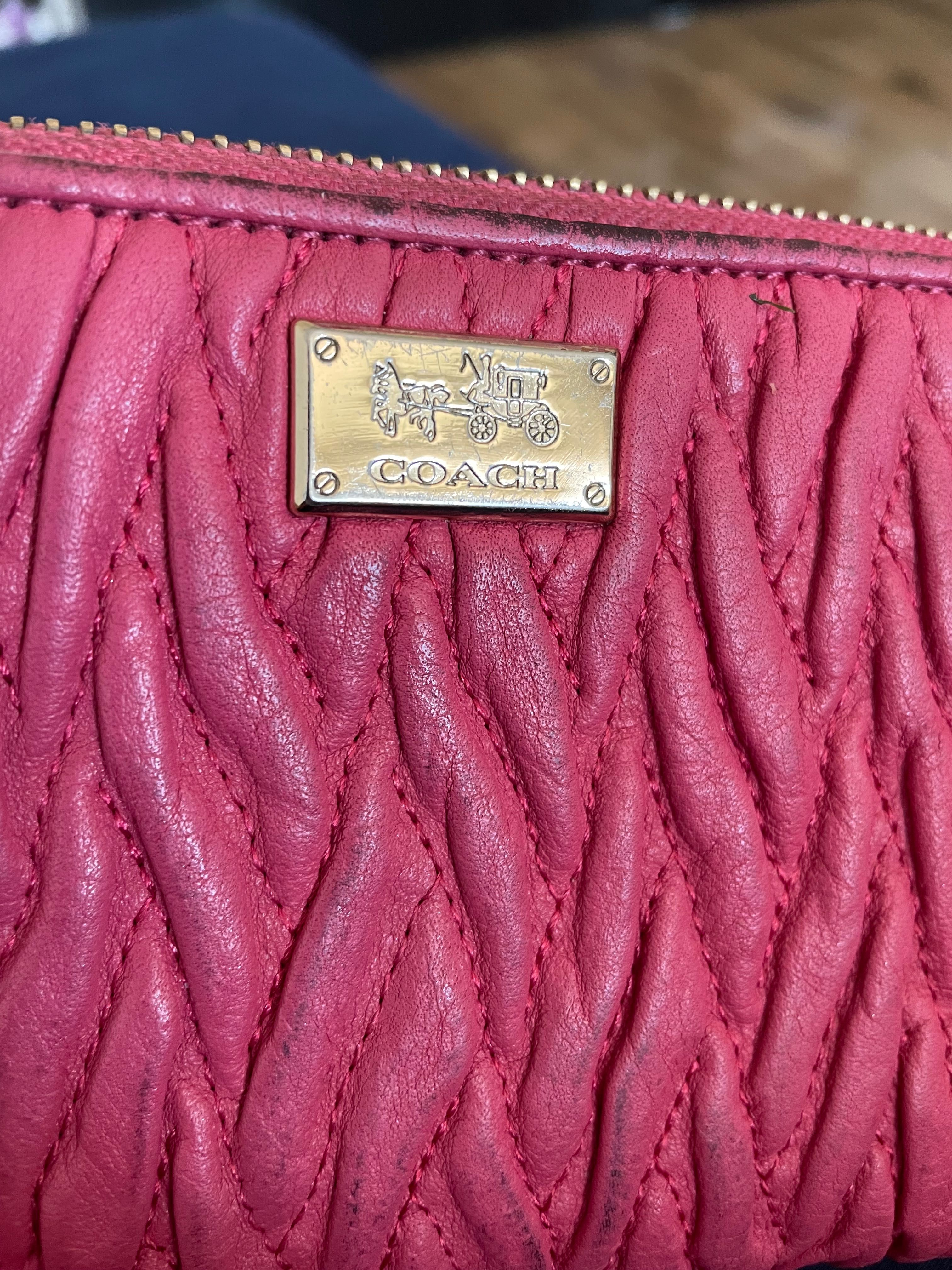 Vand portofel original din piele firma  Coach