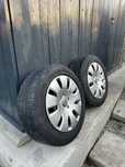 4 Jante Audi cu Anvelope Iarna 205 60 16