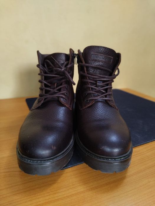 Ghete/bocanci  iarna Jack&Jones piele naturala 100%