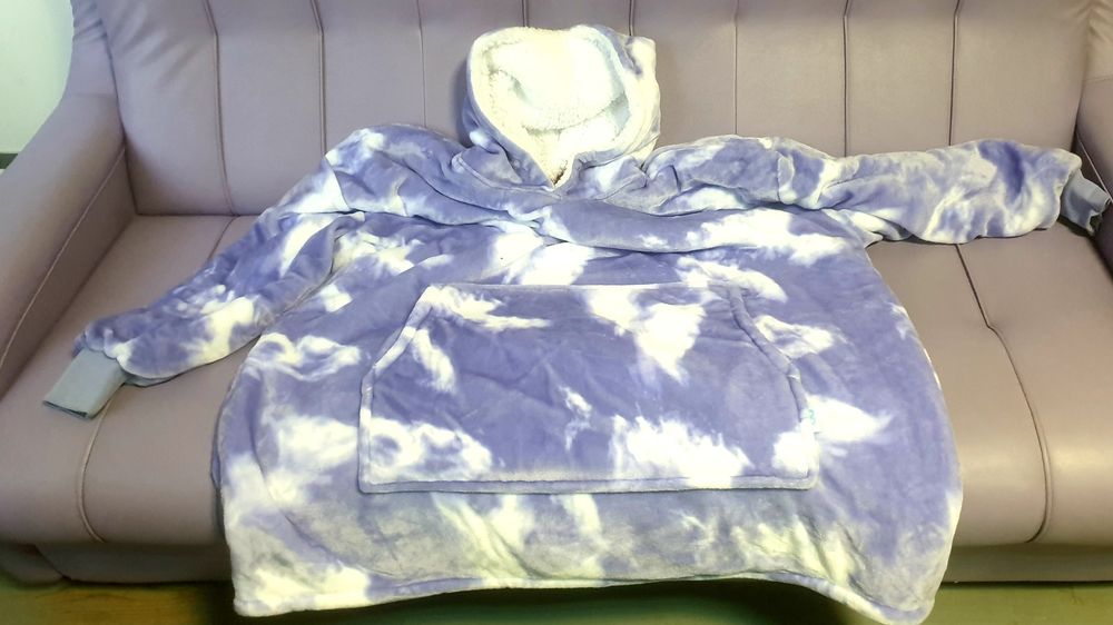 Оригинално Oodie Purple Tie-Dye унисекс