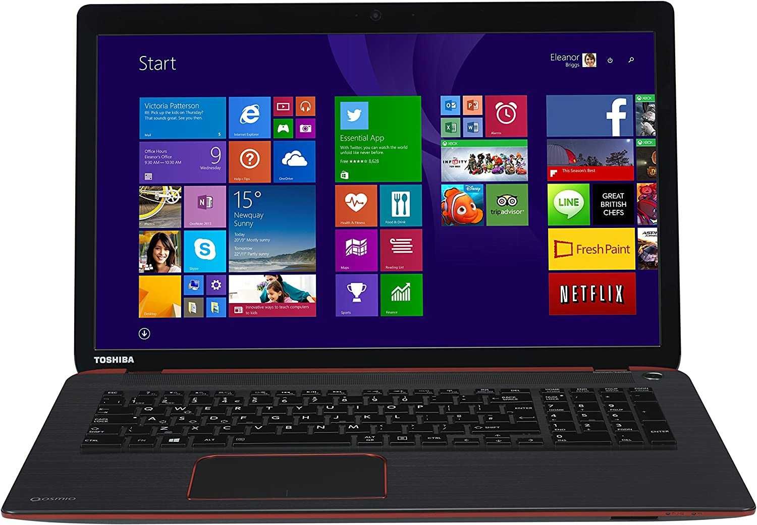 Laptop Gaming TOSHIBA Qosmio i7 BluRay, 16 GB, SSD, Baterie 4.45 ore