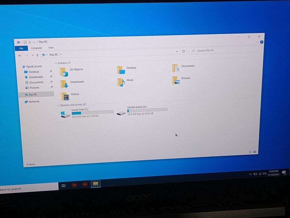 Acer Aspire 5 A515-51G-53VC – i5 8250U • 12GB RAM • SSD 120GB •  MX150