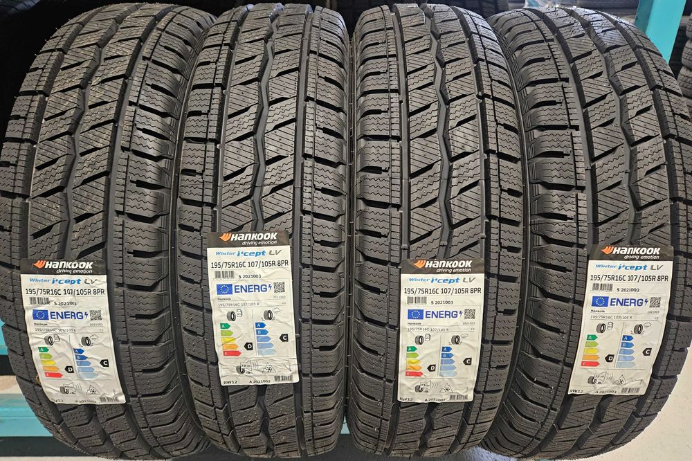 195/75 R16C, 107R, HANKOOK RW12 Winter Icept, Anvelope de iarna M+S