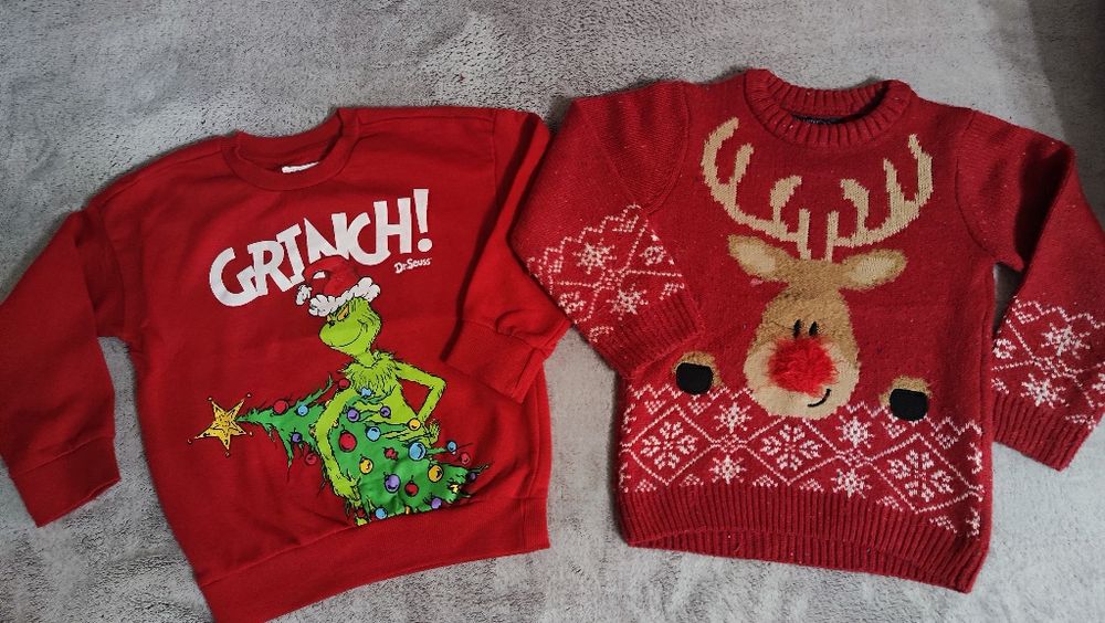 Коледни блузи Sinsay и Next