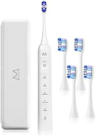Нова Електрическа четка за зъби IPX8 180 дни батерия 4 глави 5 режима