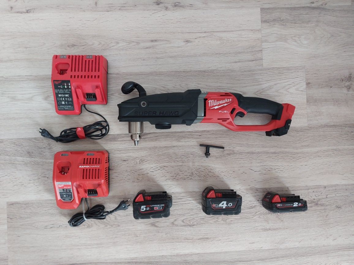 Masina de găurit la unghi milwaukee M18 FRAD2, ultimul model