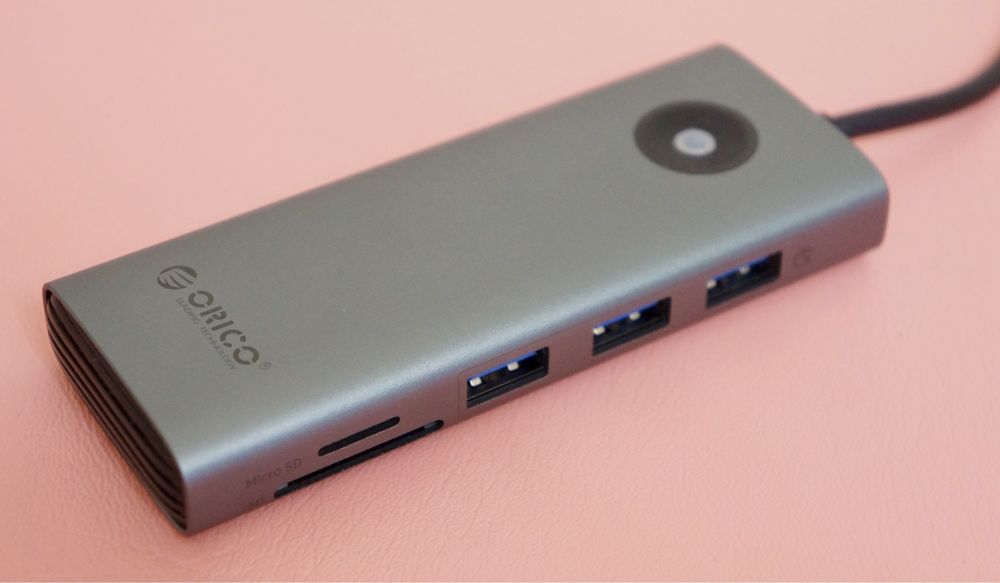 Usb c Hub Orico 8 в 1, идеал