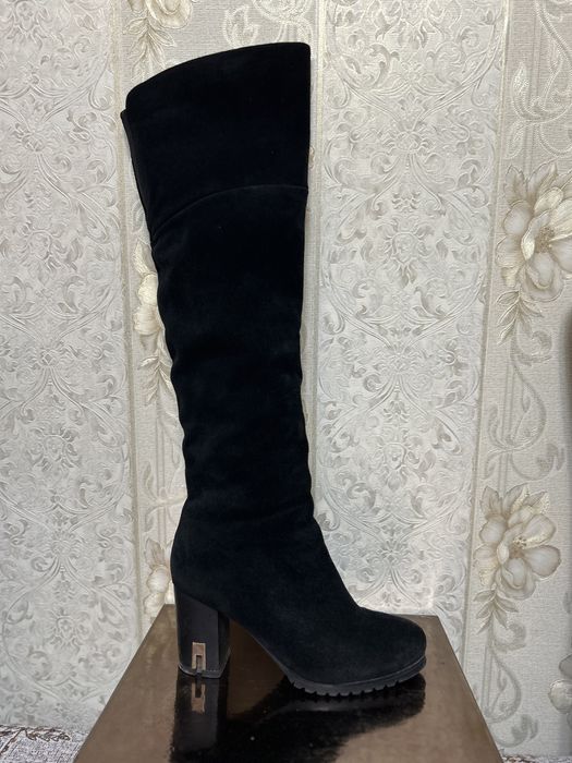 Зимние сапоги натуральная