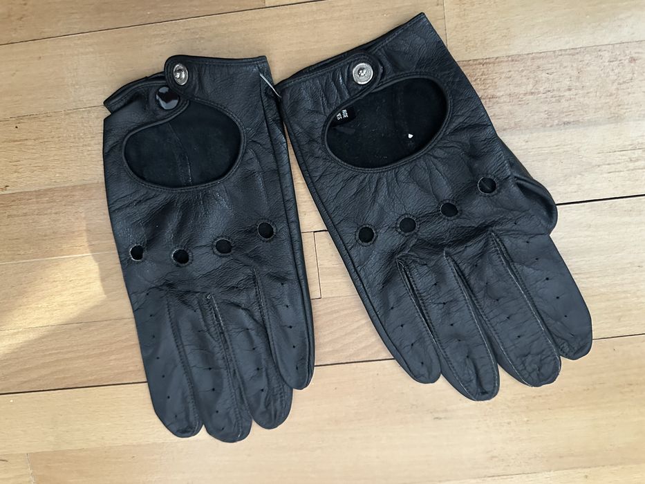 Manusi piele moto/auto cafe racer vintage retro