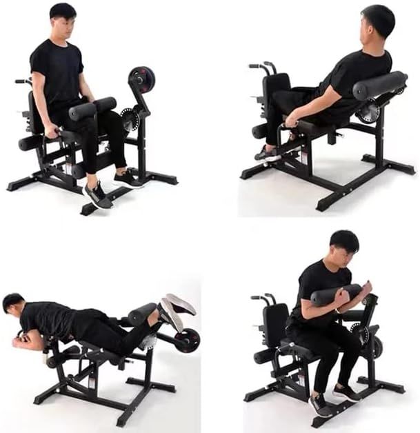 Aparat multifunctional, de extensii a picioarelor si copselor, negru