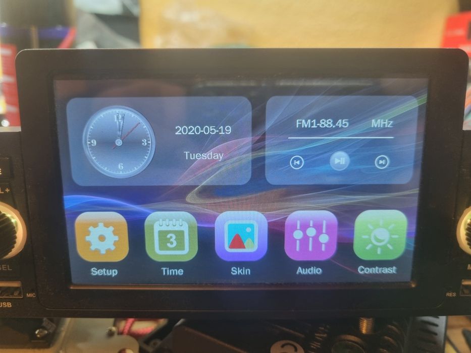 Dvd auto 1 din cu bluetooth  mufă universală nou