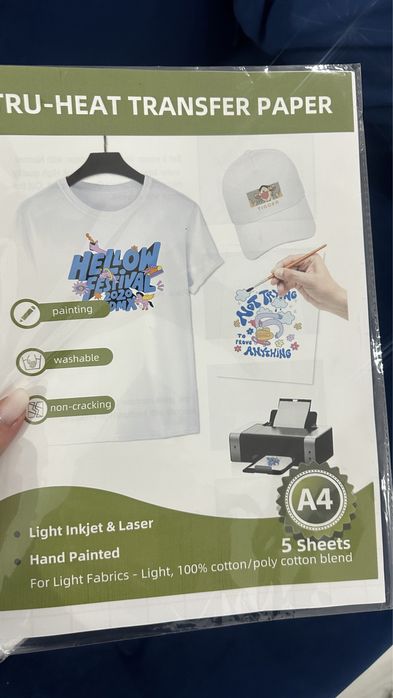 Foaie de transfer textil transfer paper imprimare tricou
