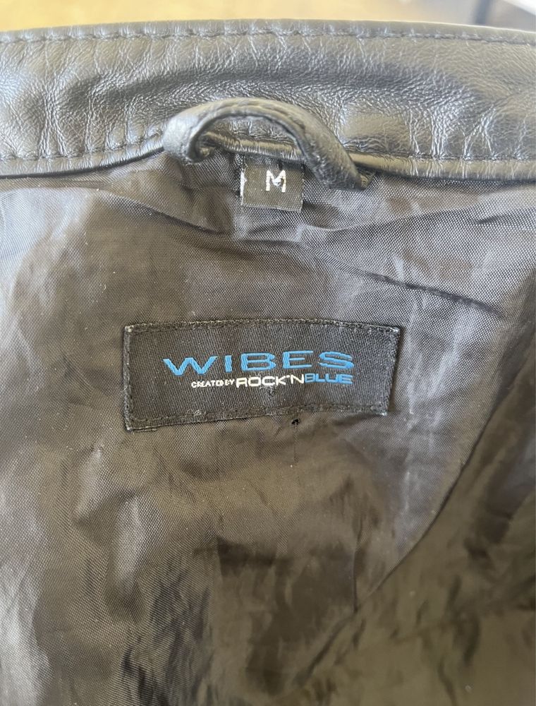 Geaca piele , WIBES , impecabila