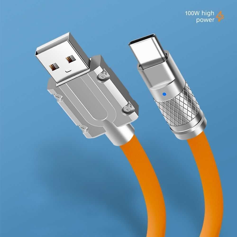 Кабел Type C - USB3.0 1m 120W Digital One SP00894 as-ds339c Оранжев