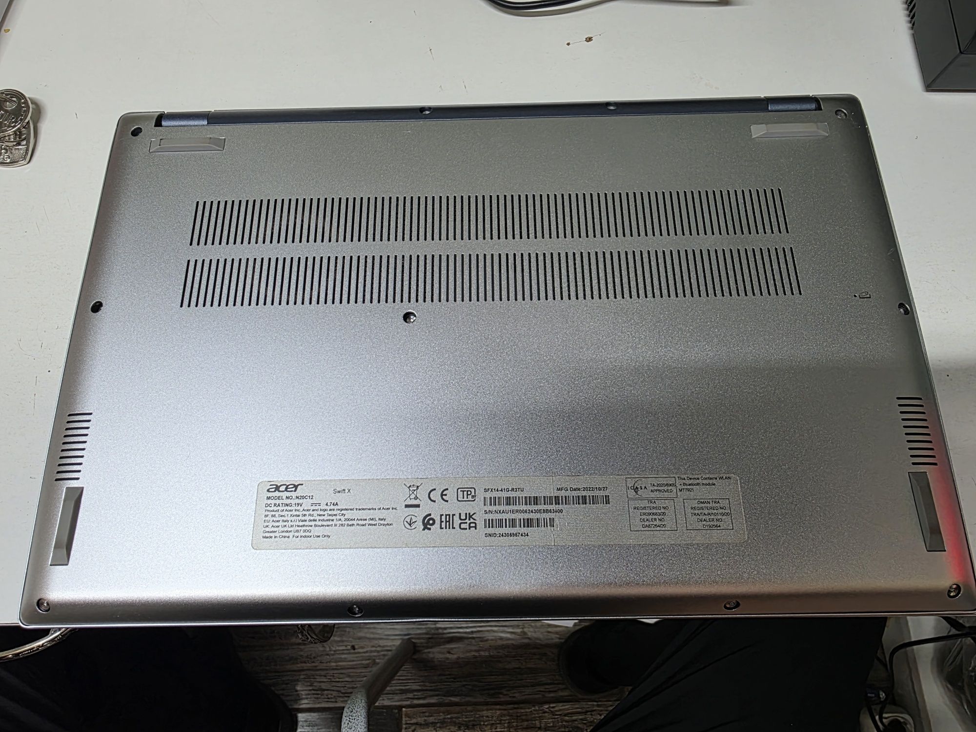 Acer Swift X sfx14-41g