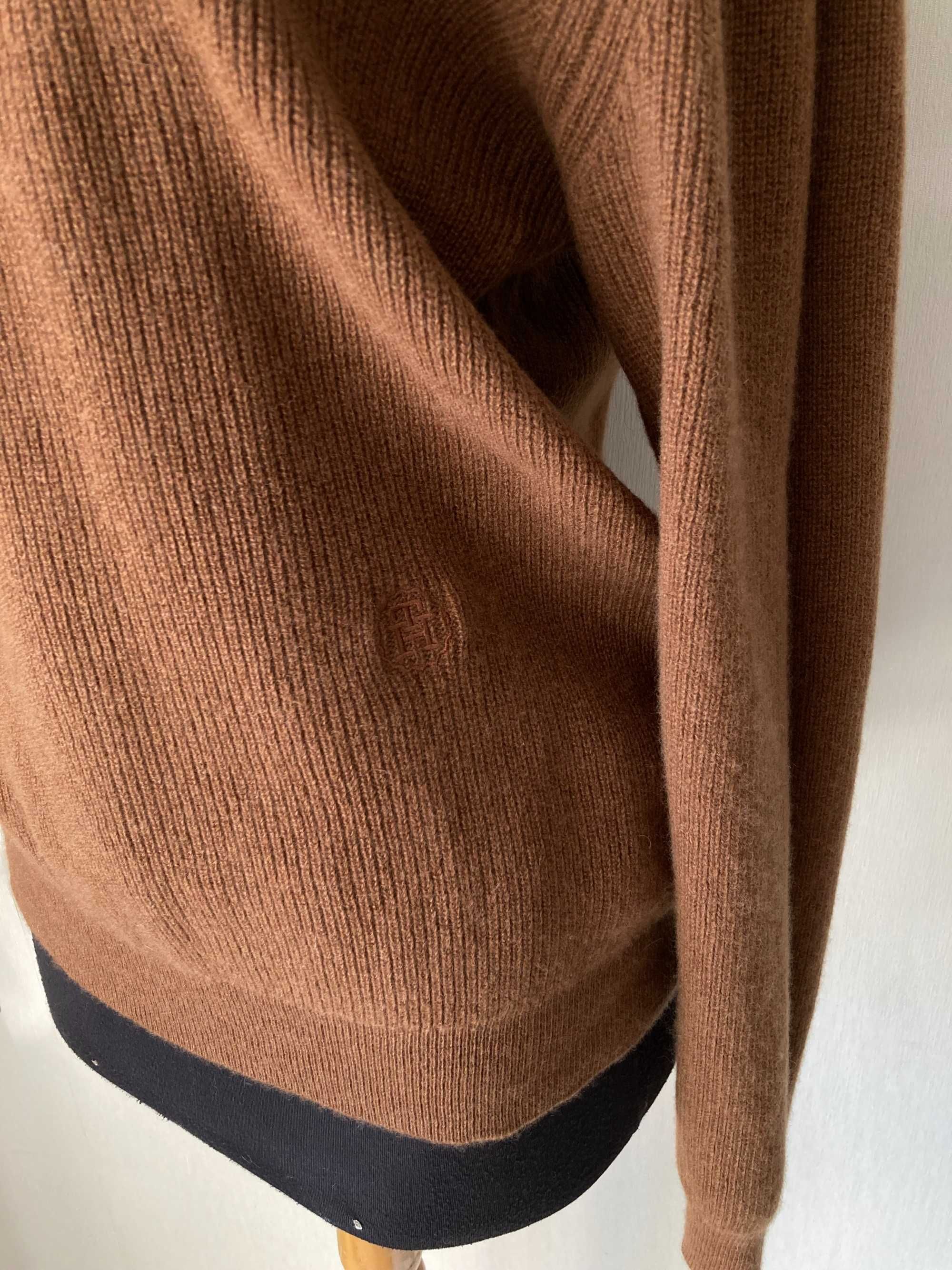 Tommy Hilfigre Wool Cashmere женски пуловер вълна и кашмир XL