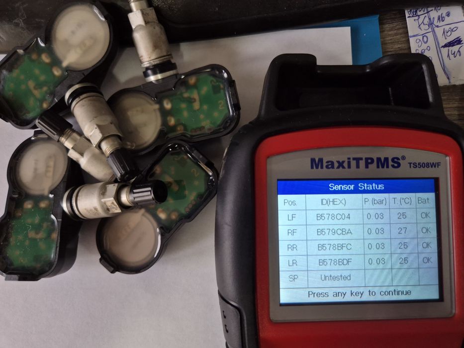 Оригинални TPMS датчици Toyota c210 (2007-2018)