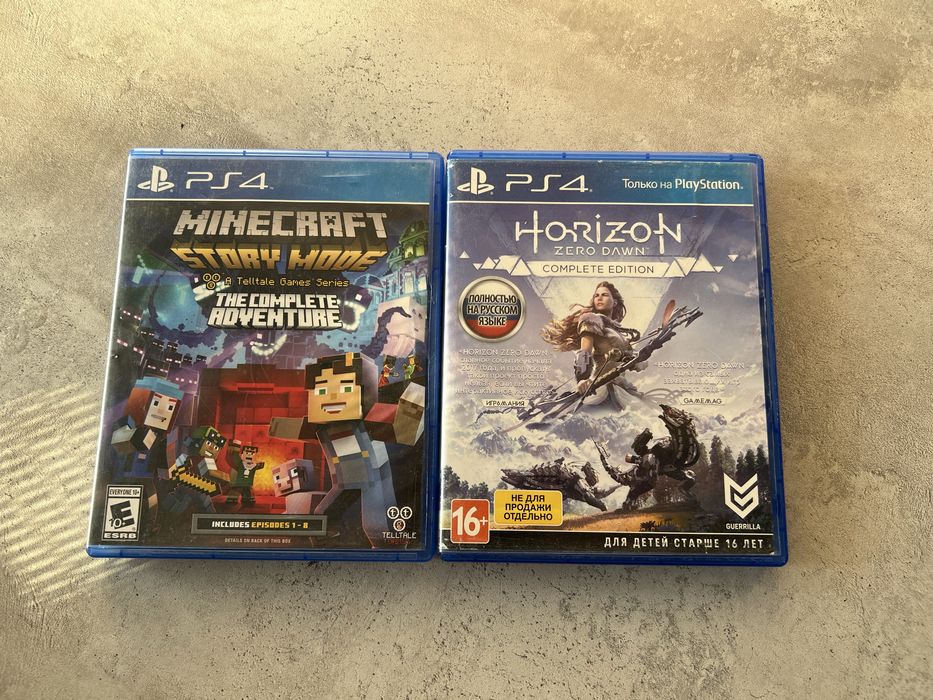 Продам 2 игры для PS4, обе в отличном состоянии
