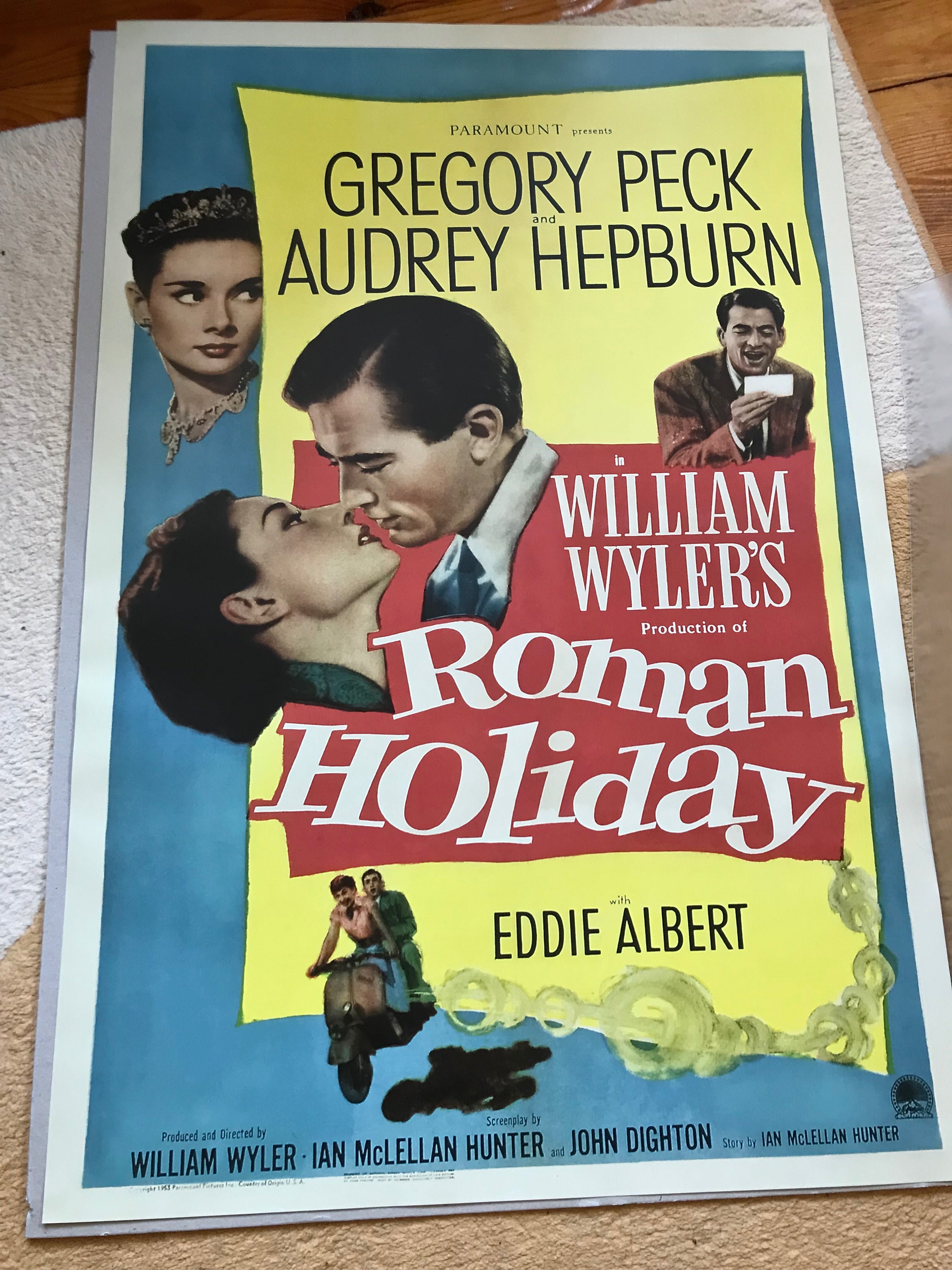 Постер/ плакат Римска ваканция Roman Holiday 1953