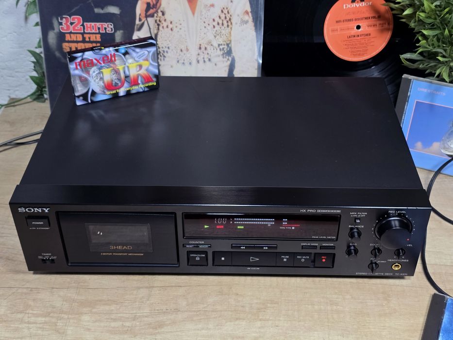 Casetofon deck SONY TC-K570, 3 head, 3 motor, bias, cd direct