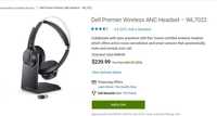 Гарнитура с шумоподавлением Dell Premier Wireless – WL7022