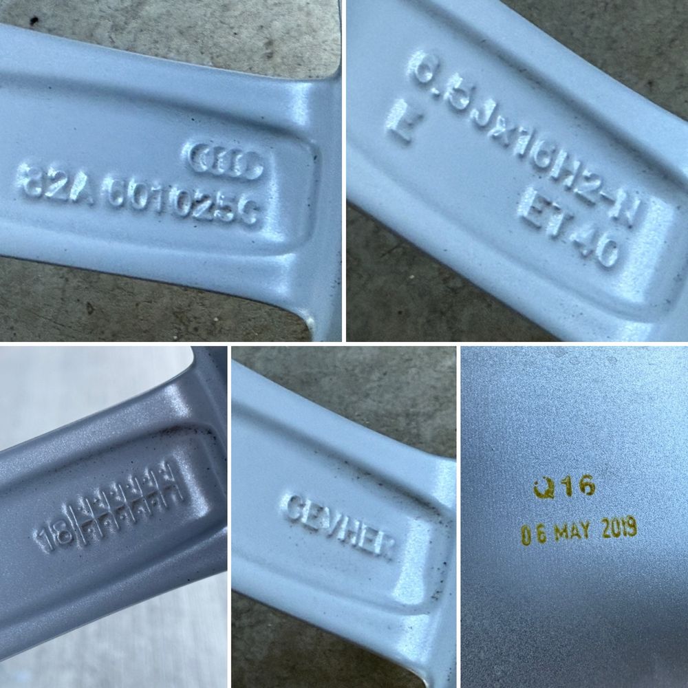 4бр. КАТО НОВИ 16” Джанти 5х100 за -AUDI/SKODA/VW/SEAT- 6,5Jx16, ET40