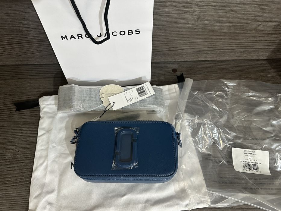 Geanta Marc Jacobs Snapshot full dark blue
